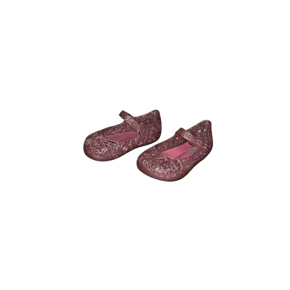 Mini Melissa x Campana Sparkly Pink Jelly Mary Janes - Toddler’s Size 7